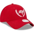 thumbnail image 3 of Women's New Era Red Tampa Bay Buccaneers Leaves 9TWENTY Adjustable Hat, 3 of 6
