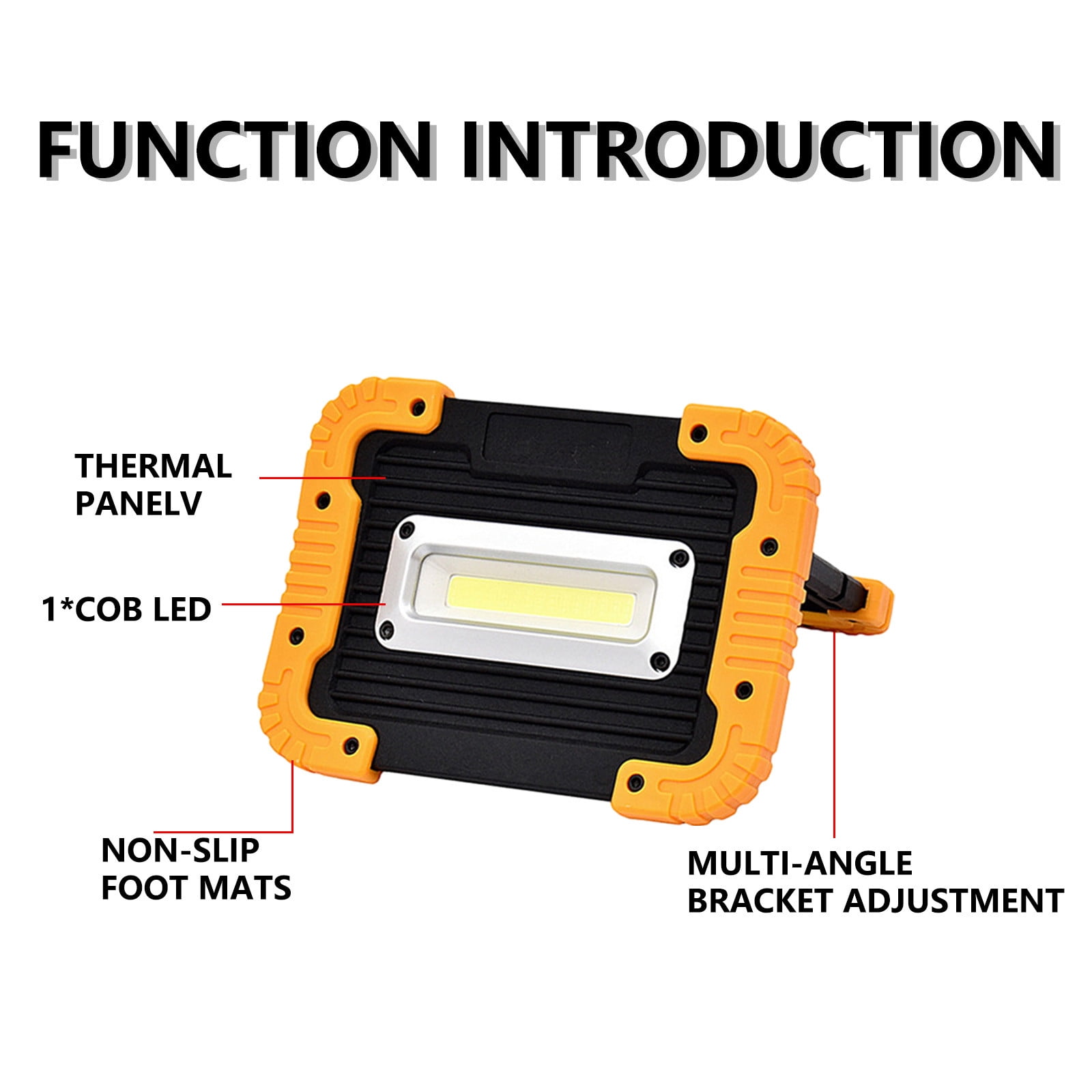 Matoen Portable LED Camping Lamp, Rechargeable and Battery Powered Emergency Light Outages Hurricane Supplies Survival Kits