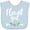 AE-Light Blue, variant on Inktastic Flower Girl with Arrow and Flowers Girls Baby Bib