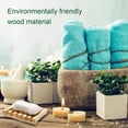 thumbnail image 4 of 2 piezas de jabonera de madera para ducha, soporte de jabón hecho a mano, soporte de jabón para fregadero de baño, caja de jabón de bambú natural para esponjas de fregado de jabón Adepaton 2034984-2, 4 of 9