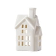 thumbnail image 7 of White Ceramic Christmas Village House Tea Light Holder, Decorative Seasonal Accent, Versatile Display, for Christmas Tree, Mantel, Shelf, Doorway, Living Room and Holiday Party Decor, 7 of 7