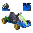 thumbnail image 1 of Montable Go Kart Eléctrico Aeiou Mario Bros Carro Drift 24v Verde, 1 of 5