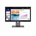 thumbnail image 3 of Lenovo ThinkVision P24Q-40 24" Class WQHD LED Monitor - 16:9 - Raven Black - 23.8" Viewable - In-plane Switching (IPS) Technology - WLED Backlight - 2560 x 1440 - 16.7 Million Colors - 300 Nit - 4 ..., 3 of 8