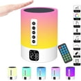 thumbnail image 1 of reloj despertador Bluetooth para niños, lámpara de noche táctil que cambia de color regulable, máquina portátil de ruido blanco, regalos para niñas adolescentes para niñas de 12 años, 1 of 5