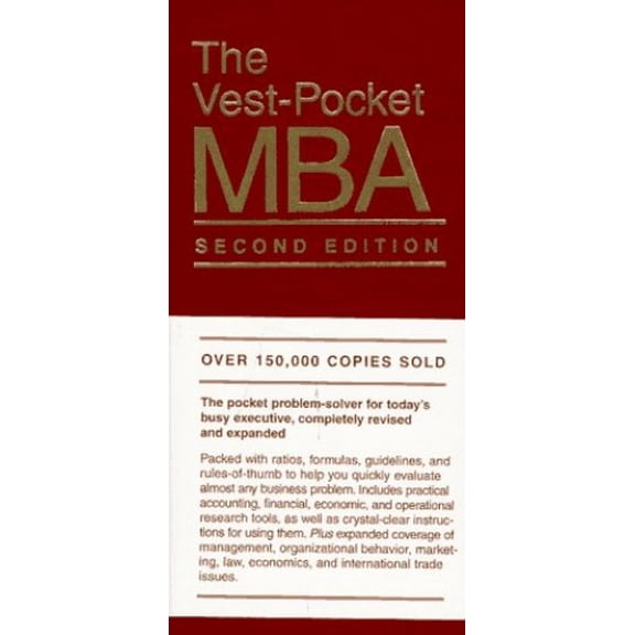 Pre-Owned The Vest-Pocket MBA (Hardcover) 0134603125 9780134603124