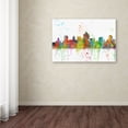 thumbnail image 3 of Trademark Fine Art "Salt Lake City Utah Skyline Mclr-1" Canvas Art by Marlene Watson, 3 of 3