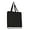 Black, variant on (12 Pack) Set of 12 Heavy Canvas Tote Bags with Full Gusset (Natural)