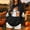 Black, variant on Ovbmpzd Hooded Halloween Womens Sweatshirts Graphic Black Oversized Hoodie Long Sleeve Casual Tops,L