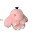 thumbnail image 3 of TopLLC Rabbit Costume Cute Rabbit Pendant Car Keychain Bag Accessories Soft Rabbit Velvet Ball Pendant Handmade Soft Rabbit Velvet Ball Pendant, 3 of 4