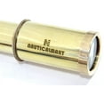 thumbnail image 2 of Brass Nautical Telescope 6" with Rosewood Box - Pirate Navigation Captain Spyglass Handheld Telescope, 2 of 4