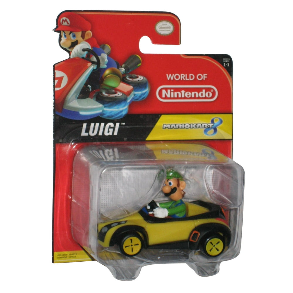 World of Nintendo Super Mario Kart 8 Luigi Jakks Pacific Figure - Walmart.com - Walmart.com