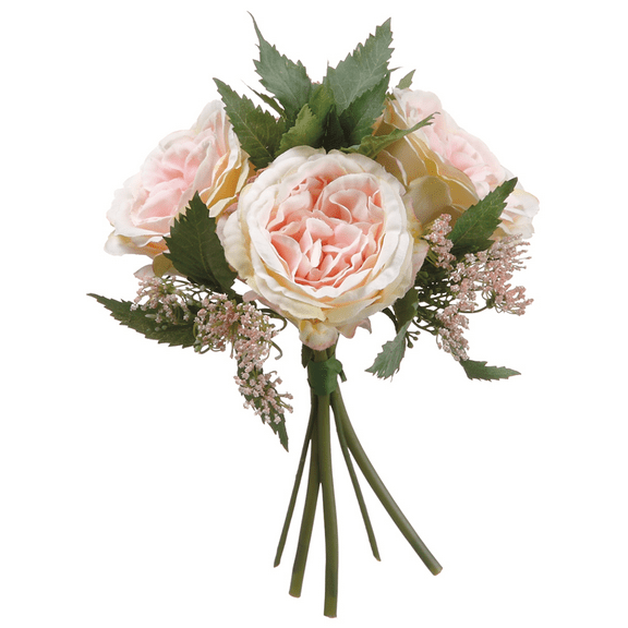 Park Place - 6 Piece Cottage Rose Bouquet 9"