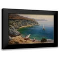 thumbnail image 1 of Sviridov, Sergei 14x11 Black Modern Framed Museum Art Print Titled - Rocky Coast XVII, 1 of 5
