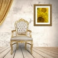 thumbnail image 3 of Grayscale 19x24 Gold Ornate Wood Framed with Double Matting Museum Art Print Titled - Yellow Blooms XI, 3 of 4