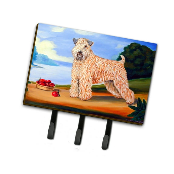Carolines Treasures 7509TH68 Wheaten Terrier Soft Coated Leash or Key Holder Triple multicolor