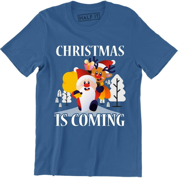 Christmas Is Coming Parody Merry Xmas Holiday Men's T-Shirt