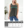 thumbnail image 6 of PARNIXS Summer Women's Maternity Nursing Tank Top Sleeveless Comfy Breastfeeding Clothes(3-Pcs),M, 6 of 7