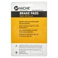 thumbnail image 3 of Niche Front Brake Pad for Triumph T2021221 Semi-Metallic Motorcycle 2 Pack 519-KPA2637D, 3 of 6