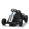 thumbnail image 1 of VOLTZ TOYS 24V Electric Drift Go Kart for Kids, Ride On Racing Car with Dual Motors, Safety Belt, 8 MPH Max Speed, White, 1 of 9