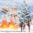 thumbnail image 2 of SUXIAN Women's Winter Scarf Set Bow Decorated Hat Scarf Gloves Beige One Size, 2 of 7