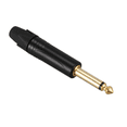 thumbnail image 1 of Gold Plating 80Pcs Plug Mono Professional 2 Pole 6.35 mm 6.5mm Stereo Jack Plug 6.35mm, 1 of 7