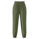 thumbnail image 3 of Pantalones de Cintura Elástica para Mujeres Lino Pantalones de Pierna de Color Sólido con Bolsillos Pantalones de Cintura Elástica de Encaje Y Pierna para Uso Casual, 3 of 5