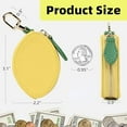 thumbnail image 7 of Fruit Coin Purse Bag Charm 2-Pack Mini Coin Purse Keychain Bag Charms for Handbag Wallet Airtag Charm Gifts Girl, 7 of 7