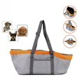 thumbnail image 1 of Transportín para mascotas, transportador de viaje para mascotas de lado suave, transportador para gatos con almohadilla polar para gatos, cachorros y perros pequeños, 1 of 5
