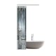 thumbnail image 2 of ABPHQTO Palace Balcón Terraza Brids Beber agua con el bosque brumoso Tela Baño Decoración Cortina de ducha Set con ganchos 90x180 cm Gris, 2 of 2