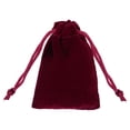 thumbnail image 3 of Bolsas de tela de terciopelo para joyas, bolsas de terciopelo con cordón, 100 unidades, 3 of 7