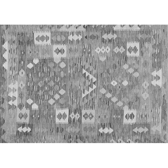Ahgly Company Indoor Rectangle Southwestern Gray Country Area Rugs, 7' x 10'