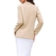 thumbnail image 3 of BLAZER DE MUJER INSPIRE CHIC CON CUELLO CON MUESCA Y MANGAS LARGAS, CHAQUETAS DE TRAJE DE TRABAJO M BEIGE, 3 of 6