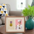 thumbnail image 3 of GETAJGHSD Medal Shadow Box Wooden Display Case for Collectors 1Pcs, 3 of 8