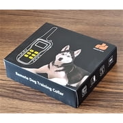1100 YD Remote Three Dog Training Shock Collar with Auto Anti Bark,100 Levels of Static Stimulation and Vibration for Small Medium Large DogsSmall Medi