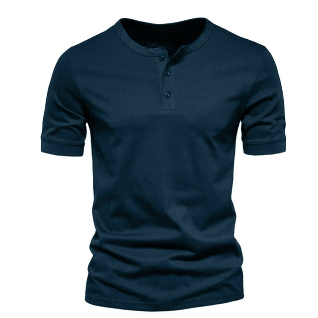 pstuiky camisetas camisas para hombre, Blusa tipo cárdigan deportivo informal de manga corta con cuello de malla transpirable para hombre camisetas de hombre xxl