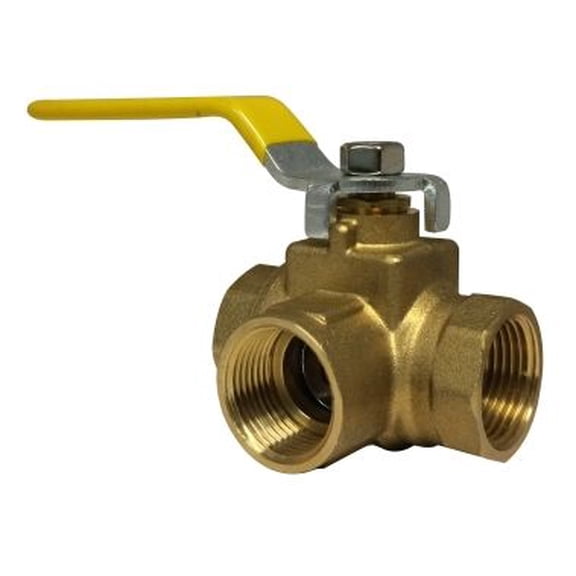1/2 FIP 3-Way Ball Valve