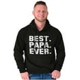 thumbnail image 4 of Best Papa Ever World's Coolest Father Men's Big & Tall Graphic Hoodie Brisco Brands 4X, 4 of 5