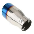 thumbnail image 4 of 76mm Diámetro de Montaje Tail Muffler Silenciador de Tubo de para Coches Automotriz Plata y azul, 4 of 7