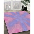 thumbnail image 3 of Ahgly Company Machine Washable Indoor Rectangle Transitional Bright Lilac Purple Area Rugs, 2' x 5', 3 of 7