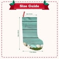 thumbnail image 3 of Lsque Wood Grain Pattern 18 Inch Christmas Stockings, Festive Holiday Stocking for Christmas Decorations Holiday Decor, 3 of 8