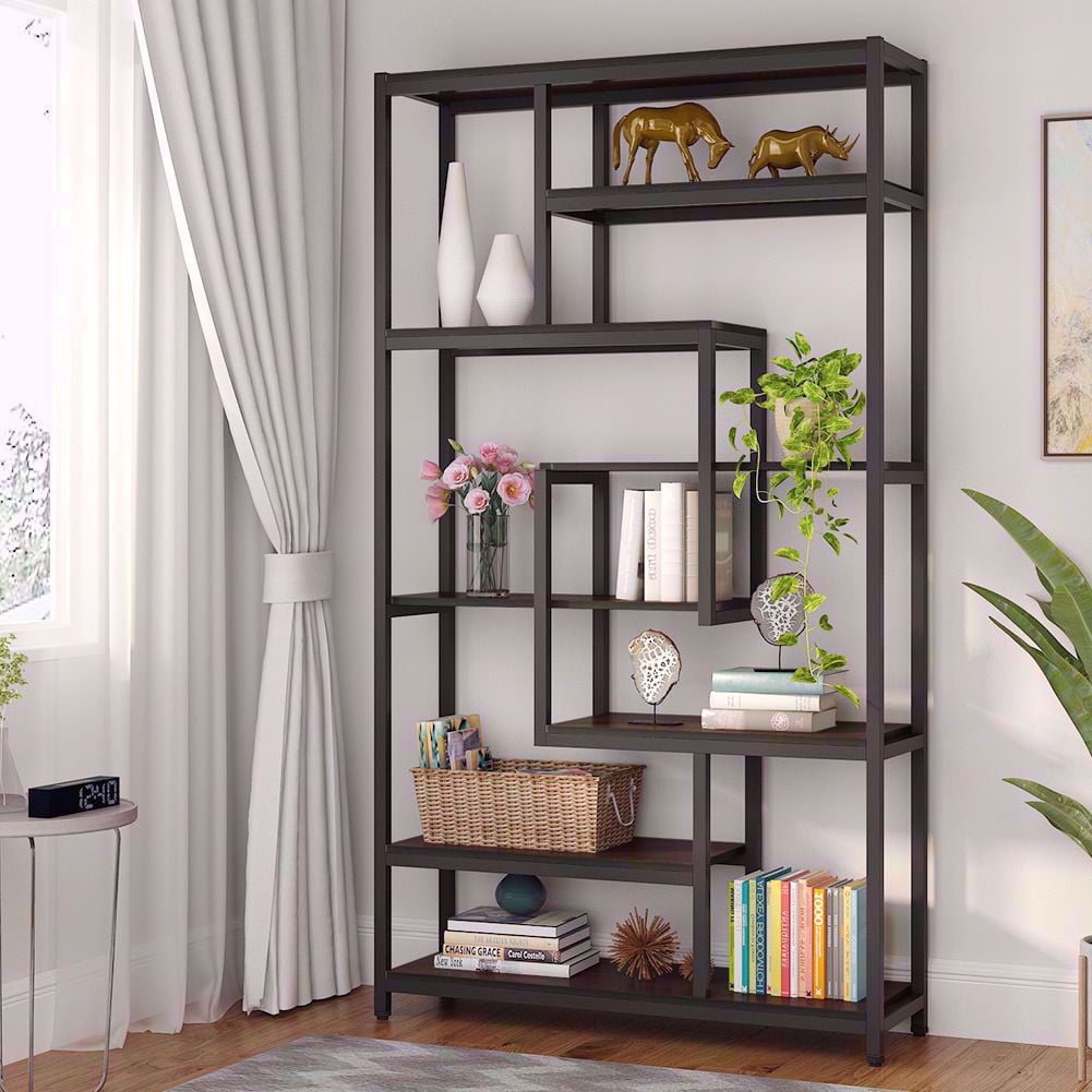 3-Tier Floor Wood Bookcase Ladder Organizer Storage Shelf Display Rack Furniture 
