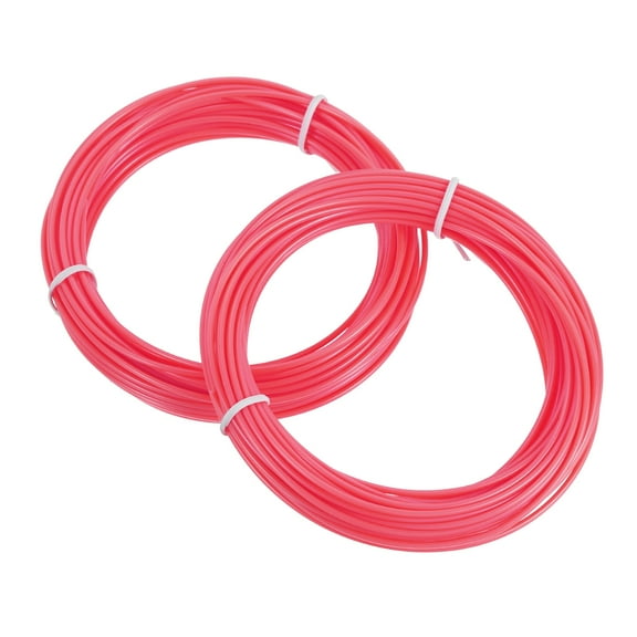 Uxcell 2 Pcs 3D Pen Filament, 1.75mm Dia 33ft Length PLA 3D Printing Pen Filament Refills for 1.75mm 3D Printing Pen, Fluorescent Red
