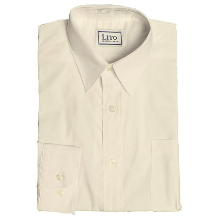 Toddler Ivory Dress Shirt 6