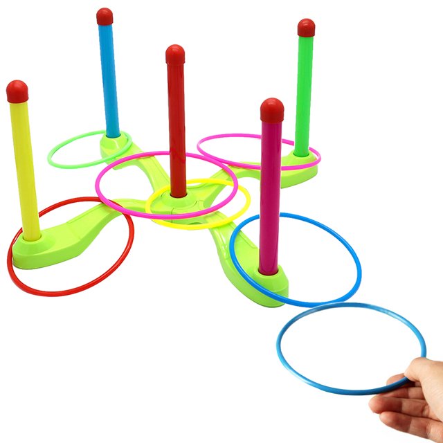 Ring Toss Toy Set Creative Funny Ring Toss Game Educational Game for Home Indoor