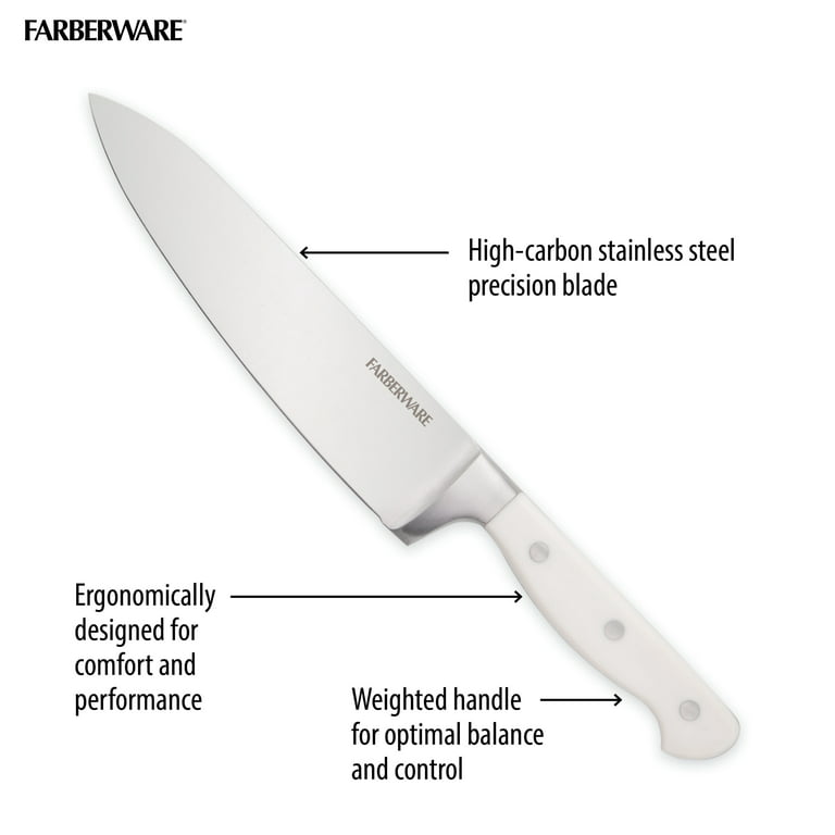 Farberware Edgekeeper Professional 15-Piece Forged Triple Riveted Knife Block Set