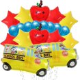 thumbnail image 1 of Large, Back to School Balloons Set - Pack of 20, Back to School Decorations | School Bus Balloon for Welcome Back to School Decoration | Back To Schoo, 1 of 5