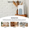 thumbnail image 7 of Pofeuu Vintage Floral Birds Print Large Bookend Hold Heavy Books- Wood Bookends for Heavy Books Heavy Duty Book Ends Wood Bookends for Office Desk Non-Skid, 7 of 7