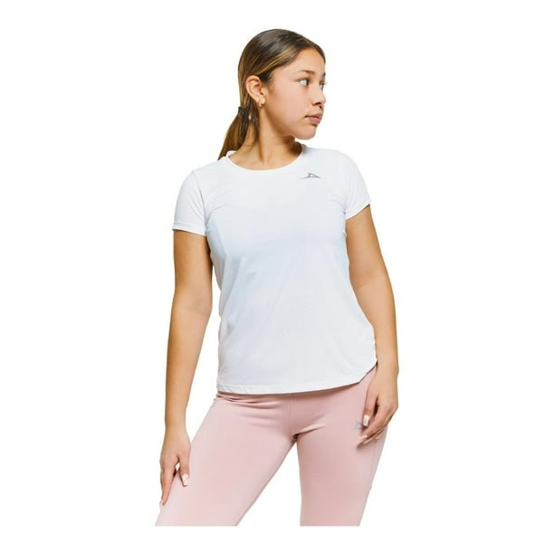 Playera Mujer Pirma Talla Ch Color Blanco