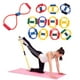 OpolskiResistance Band Yoga Pilates Tirer Exercice Étirement Fitness Tube Bandes d'Entraînement – image 3 sur 7