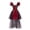 z250805-b-Wine, variant on LUOGENLI Girls' Dresses Size 10-12 for Graduation Black Toddler Kids Baby Girls Magnificent Witch Black Gown Fancy Dress up Party Tulle Dresses Girls' Dresses Girls Dresses 5T Fancy 4
